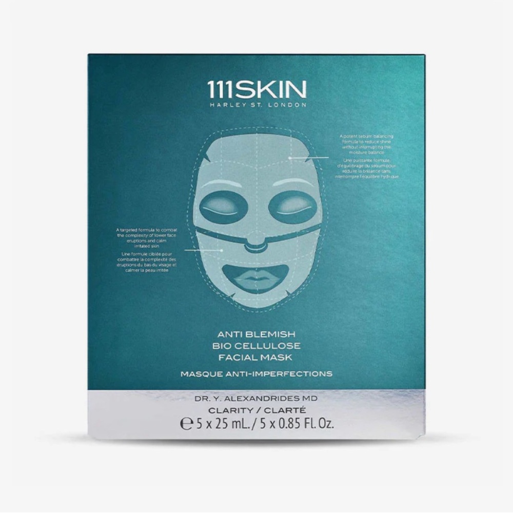 111Skin ANTI BLEMISH BIO CELLULOSE FACIAL MASK 5 MASKS